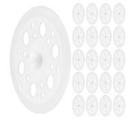 150 Pièces Rondelles de Fixation en Plastique Rigide 45 MM | Polypropylène Blanc, Support Fiable pour Panneaux, Répartition de Charge, Usage Extérieur et Murs