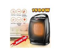 1500 W Radiateur électrique Ventilateur Mini Chauffage Pratique PTC Chauffage Pièce Poêle Radiateur Hiver