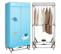 1500W Sèche-linge électrique Pliable UTEN Séchoir étendoir à Linge électrique Pliable avec Sac de Rangement Séchage Rapide Bleu