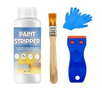 150g Décapant Universel, Décapant de Peinture avec Pinceaux, Décape Lasure | Peinture, Lasures et Vernis, Agit sur Bois, Fer et Métaux, ÉLimination Puissante de la Vieille Peinture