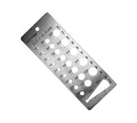 150g Drill Hole Guide 1.5-12mm Metric Drill Size Measuring Chart