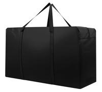 150L Grand Sac de Rangement, 600D Oxford Résistant Sac de Transport avec Poignée, Sous Lit Rangement, 85 x 55 x 33 CM, Noir