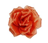 150mm Broche Fleur Camélia Élégante - Épingle à Revers En Tissu Texturé, Accessoire De Mode Pour Femme Et Homme, Idéal Pour Mariage, Fête, Costume Et Robe, Cadeau Festif