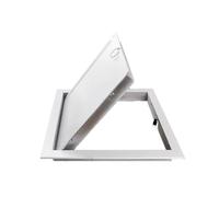 150x150mm Porte D'Inspection En Alliage D'aluminium- Clapet De Révision - Porte De Accès Avec Anneau De Traction - Trappe D'Inspection - Acier Galvanisé Blanc