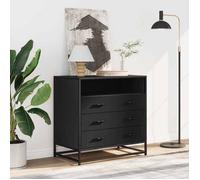 (15808)Moderne Commode noir 70x41x70 cm bois d'ingénierie ,poid:27.84 kg