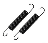 158756 Ressort de tension pour tondeuses à gazon tracteurs - Pièce de rechange en métal 692211 691859 compatible avec les moteurs Champion Finition noire (2 pièces)