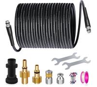 15m kit nettoyage canalisation K2-K7, buse jet + rotative, 3 adaptateurs, Bosch Lavor, haute pression