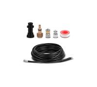 15M Kit Tuyau Déboucheur Flexible Haute Pression avec Adaptateur Convient pour Kärcher K2 K3 K4 K5 K6 K7 H111