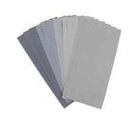 15Pcs Sandpaper Set 2000 3000 5000 7000 10000 Grit Carbure De Silicium Sable Papier Assortiment Assortiment Haute Polissage Feuilles pour Bois Métal Automobile Ponçage Artisanat