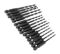 15pcs Tige hexagonale HSS Haute Vitesse en Acier forets 3 mm/4 mm/5 mm 1/10.2 cm