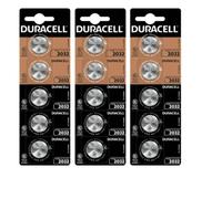 15x Duracell CR2032 Pile Bouton Lithium 3V Coin Cell DL2032 ECR2032