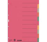 15x LEITZ 4359-00-00 Intercalaires en carton extra-fort blanc A4 10 pcs