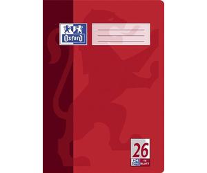 15x Oxford 100050312 cahier d'écolier DIN A4 linéature 26 quadrillé 16 feuilles