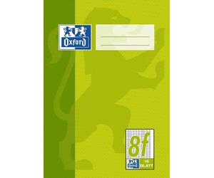15x OXFORD 100050370 Lineatur 8f cahier d'écolier DIN A5 rugueux 16 feuilles