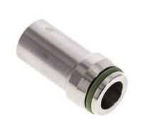 15x2.5mm Acier inoxydable droit avec extrémité à souder 315 bar FKMO-anneau ISO 8434-1