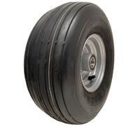 15x6.00-6 Multi Rib Lawnmower Wheel Wanda 6ply P508 Tyre Steel Rim 25mm Bearings