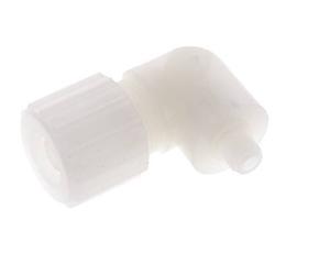 15x9mm & G1/8'' PVDF Raccord à compression coude avec filetage mâle 10 bar PVC et PA
