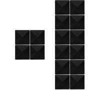 16 Ensembles Capuchon de Poteau de Clôture Pyramidal 4 Pouces | Moulage Monobloc, Bords Lisses, Anti-chute et Pluie, pour Poteaux 4x4 en Extérieur, Jardin et Garde-corps