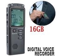 16 Go USB Audio Enregistreur audio Multifonctionnel Portable Rechargeable HD Plug and Play Enregistreur vocal numérique G