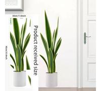 16 grands stickers muraux en PVC motif plantes tropicales vertes, feuilles de palmier, pour salon, avec affiche, disque vinyle, décoration d'intérieur~01061