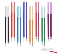 16 Mines de Rechange Effaçables Compatibles avec Legami, Recharge pour Stylo Gel Legami Pointe 0,7 mm 13cm Encre Thermosensible Multicolore Idéal pour École Bureau Loisirs Écriture Précise Correction