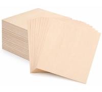 16 panneaux de contreplaqué de tilleul, dimensions 300 x 300 x 3 mm, pour travaux manuels et modélisme