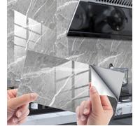 16 PCS Autocollant pour carrelage mural, Stickers Carreaux , Convient pour la Cuisine, Salle de Bain（15x30cm）