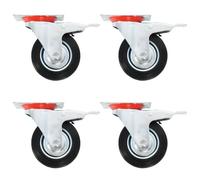 16 pcs Roulettes pivotantes 100 mm vidaXL vidaXL