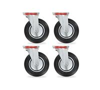 16 pcs Roulettes pivotantes 200 mm