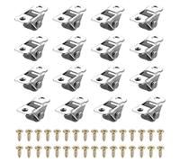 16 Pcs Roulettes pour Meubles Lourd, 12 mm Mini Roulettes Pivotantes pour Meubles, Roulette à Rouleaux en Caoutchouc pour Petits Appareils électroménagers, Chariots, boîtes à outils