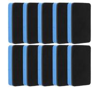 16 Pièces Effaceur Rectangulaire Bleu EVA Magnétique EVA | Mini Gommes, Lavables et Réutilisables, Format Compact pour Salle de Classe, Réunions et Tableau en Verre