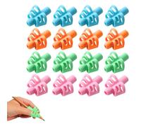 16 Pièces Guide Doigts Écriture en Silicone, Aide pour Tenir le Stylo avec Pencil Grip Antidérapant, Apprendre à Écrire pour Enfants, Adolescents et Adultes, Droitiers et Gauchers