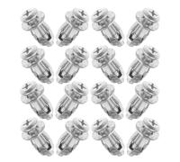 16 Pièces Kit de Boulons D’expansion M6 X 25mm Écrou Pétale | Acier au Carbone Argenté, Fixation Sûre et Installation Rapide, Usage Polyvalent pour Portes Creuses et Métal