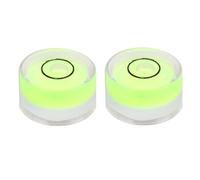 16 Pièces Niveau à Bulle Circulaire 15mm, 6mm, Vert, Plastique | Surface en Tout Sens, Précision Élevée, Résistance Fiable, Format Compact, Usage Extérieur, Bulle de Nivellement