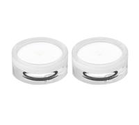 16 Pièces Niveau à Bulle Circulaire 15mm, Diamètre 6mm Plat | Plastique Blanc, Stabilité Fiable, Résistance Solide, pour Surfaces Planes Toutes les Directions