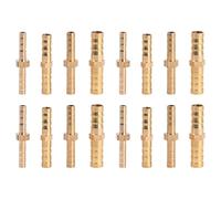 16 PièCes Raccord De Tuyau In Brass Raccord Durite Essence Laiton Durite Essence Pour L'Air, L'Eau, L'Huile 4/5/6/8mm