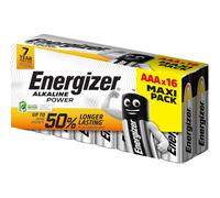 16 Piles AAA / LR03 Energizer Alcaline Power Maxi Pack