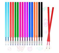 16 Recharges Compatibles avec Stylos Legami, Encre Thermosensible Effaçable Recharges Stylo Adaptées aux Stylos Gel Legami en 8 Couleurs Vives Pointe 0,7 mm, Recharge Durable pour Écriture et Dessin