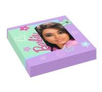 16 serviettes papier barbie sweet life 33cm lilas - générique 9915483 Violet G
