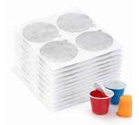 160 Pièces Couvercles En Papier Aluminium Autocollants 37mm Pour Capsules D’Espresso, Couvercles Opercules En Aluminium Compatible Avec Nespresso Café Capsule Réutilisables Dosettes À Café (Argent)