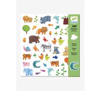 160 stickers animaux multicolore TU