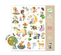 160 Stickers Métallisés Fantaisie - Lutins, Fées et Licornes