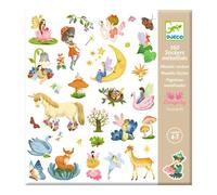 160 Stickers Métallisés Fantaisie - Lutins, Fées et Licornes