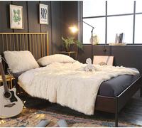 160x200cm/130x160cm MECO Grandes couvertures luxueuses Shaggy avec cœur Tapis Faux Pelage long carreaux jeter canapé Lit Couvertures douces chaudes Shaggy Fluffy Rug - S Pur