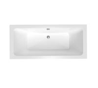 160x75 cm Nora Plus baignoire rectangulaire en acrylique, gauche et droite, sans pieds, blanc (NO1600PLUS)