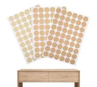 162 PCS Cache Vis Bois,Cache Trou Mur,Cache Trou Meuble Adhesif,Cache Vis Autocollant Grain de Bois 3 Couleurs Ø 21mm,pour Bouchons à vis,Meuble, Placard Armoire,Table,Chaise