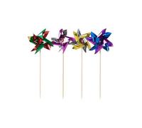 Papstar Piques apéritif Moulin à vent 17,5 cm Couleurs assorties Lot de 100