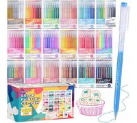 168 Colours Gel Neutral Ballpoint Pens, High Capacity, 0.5 Mm, Transparent, For Artists & Students, Drawing, Painting, Back To School, Gifts