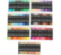 168 couleurs Dual Brush Marker Pens 0,5 mm pointes fines Aquarelle pour dessiner peindre colorier écrire