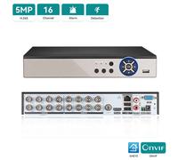 16CH AHD CCTV DVR 5MP-N 5in1 AHD TVI CVI CVBS caméra IP hybride enregistreur vidéo numérique sécurité à domicile DVR système de vidéosurveillance XMeye H.265